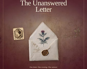 Solo Journaling RPG for Beginners, The Unanswered Letter, One Evening Printable Junk Journal Game