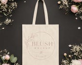 Canvas Tote Bag Mockup | Print On Demand | Digital Download | JPEG