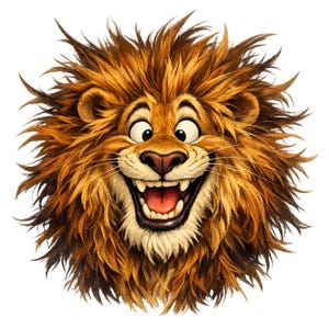 Roliga galna hårdjur Clipart, vilda, tilltufsade djur PNG-paket