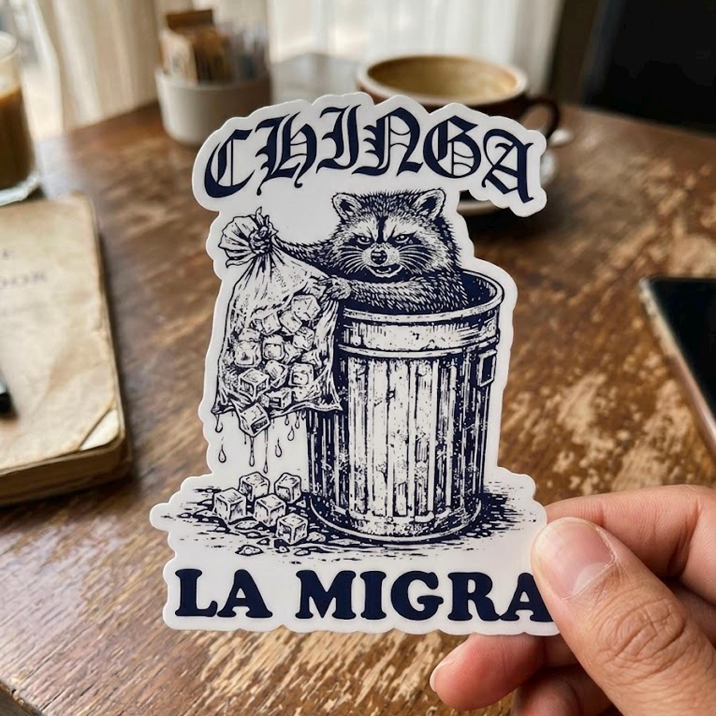 Chinga La Migra Raccoon Meme , Anti ICE Pro Immigration Immigrant ...