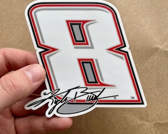 Kyle Busch Sticker, Kiss-cut Sticker, Logo Vinyl Stickers, Car Magnet