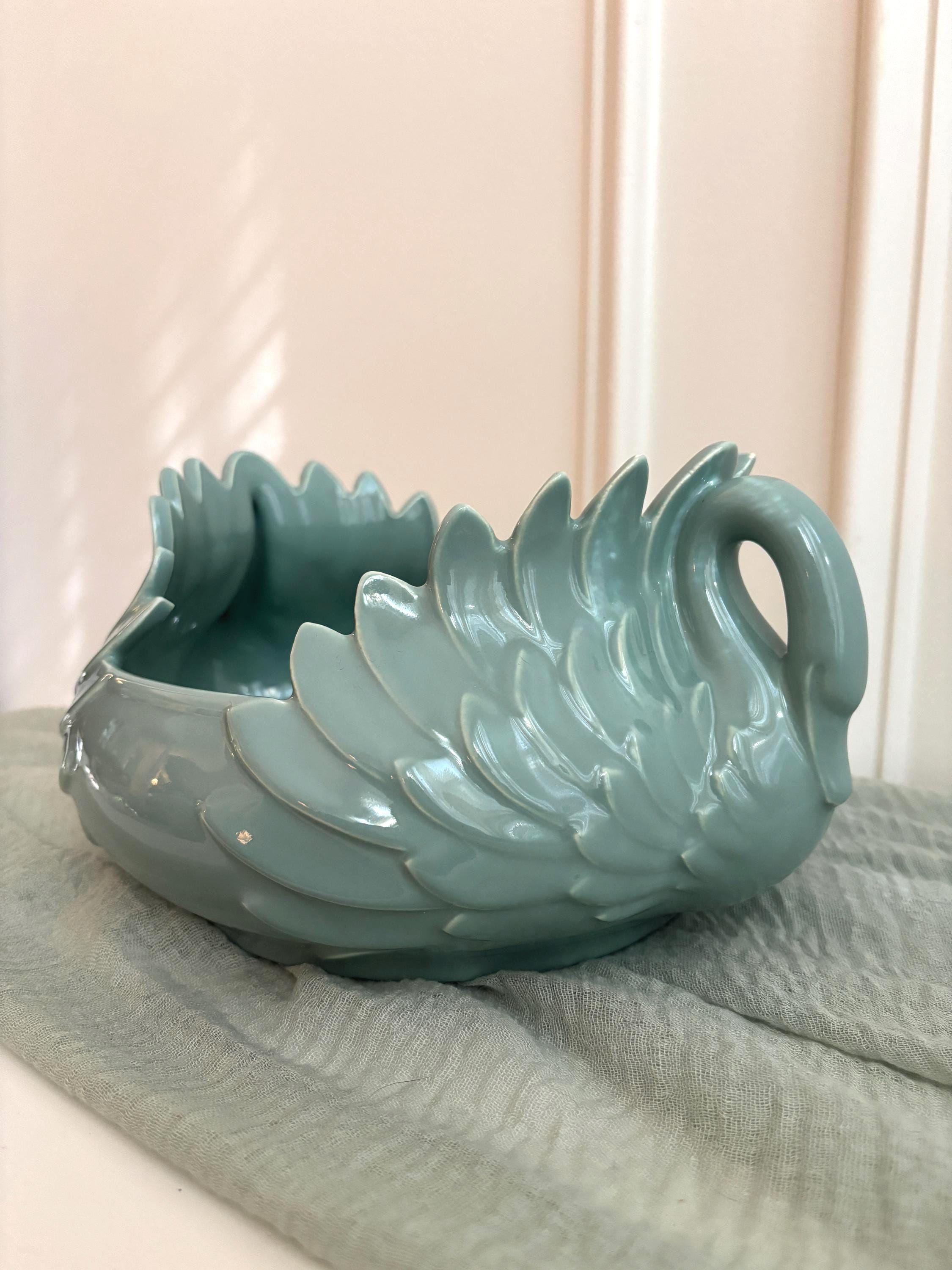 Vintage Swan Vase - Etsy
