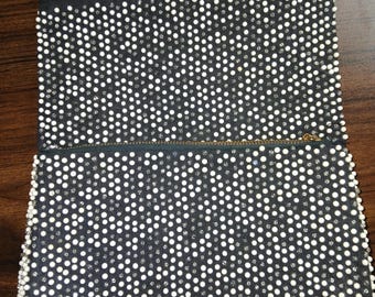 1950s Black White Beaded Clutch – Lumured Caviar Beadette Evening Bag