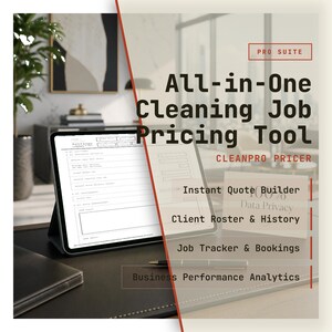 Outil de tarification des travaux de nettoyage | Outil de création de devis instantanés, outil de suivi (HTML hors ligne)