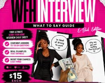 WFH Interview What to Say Guide: E-Book