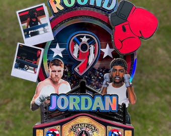Boxing Cake Topper,  boxing, Canelo boxing