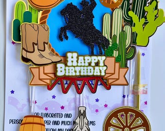 Cowboy cake topper, cowboy,