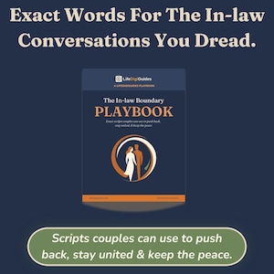 In-Law Boundaries Guide for Couples, Scripts to Set Boundaries with In-Laws, Marriage Communication Help, Printable Instant Download PDF
