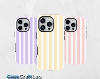 Stripes Vintage Aesthetic Cover Phone Case - iPhone 17 Pro Max, 17 Pro, 16, 15, 14, 13, Samsung S26 Ultra, 25, 24, 23, Pixel 10, 9, 8