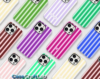 Stripes Vintage Aesthetic Cover Phone Case - iPhone 17 Pro Max, 16, 15, 14, 13, Samsung S26, 25, 24, 23 Ultra, Pixel 10, 9