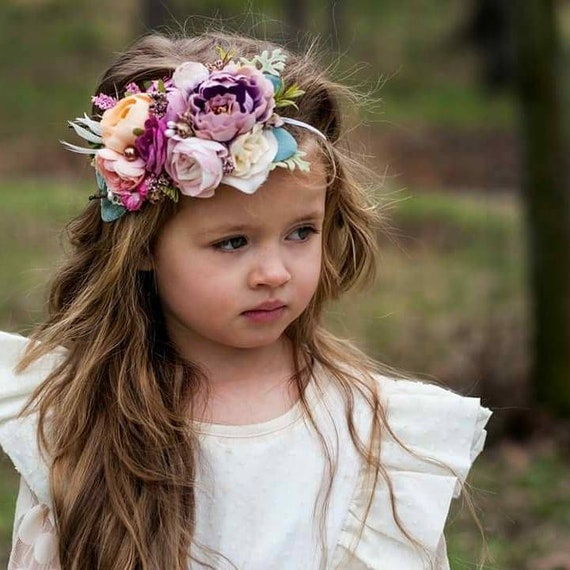 large flower headpiece