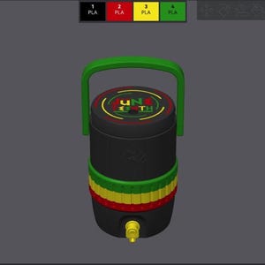 Juniteenth | Freiheit | 3D-gedruckter Dosenkühler STL-Datei | 12 Unzen Dosenhalter |