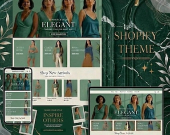 Shopify Fashion Theme | Modern Boutique Collection Showcase Section