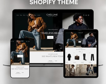 Luxury Shopify Theme for Fashion & Clothing Stores | Responsive Ecommerce Website Template
