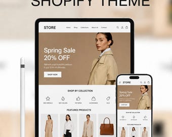 Luxury Shopify Theme for Fashion & Bags | Responsive Ecommerce Website Design | Modern Boutique Store Template