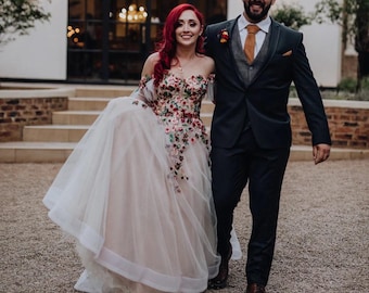 Vestido de novia floral Blossom