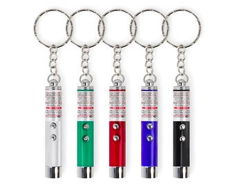 Personalised 2-in-1 Pet Laser Toy with Torch, Engraved Interactive Cat Dog Toy