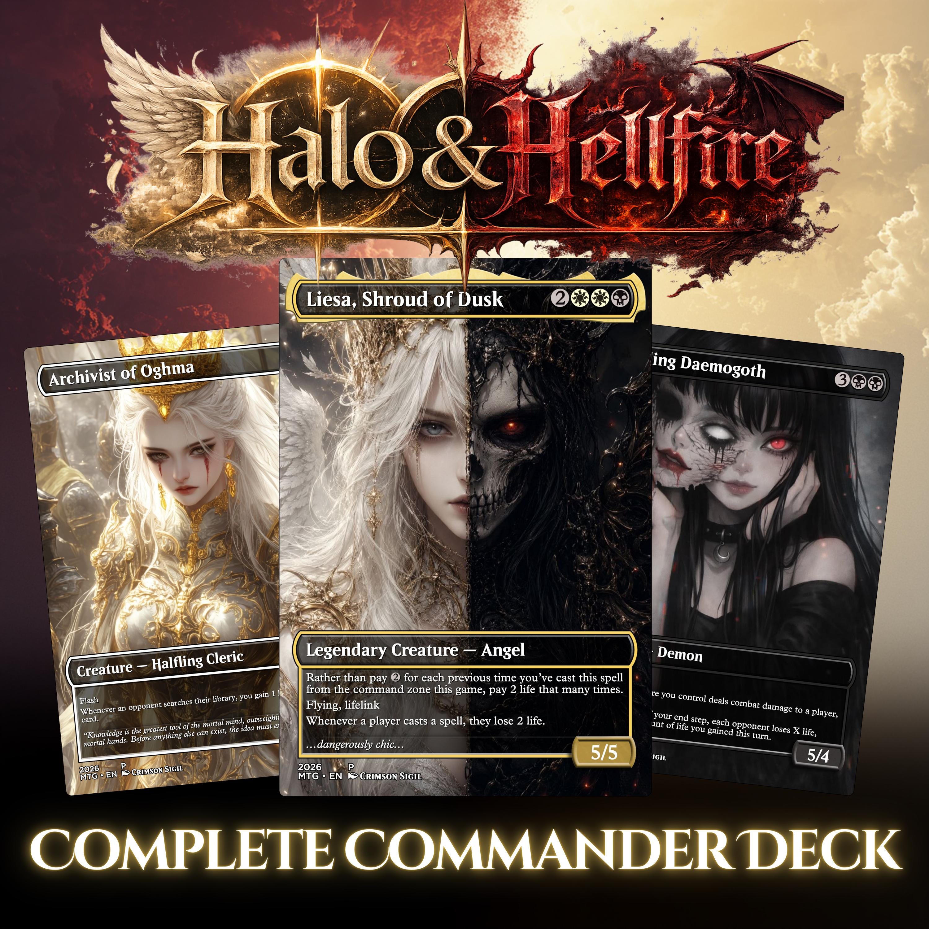 mtg halo commander deck custom HALO INFINITE MTG PROXY COMMANDER DECK  PREMIUM COLLECTOR SET  GalaxyDeck