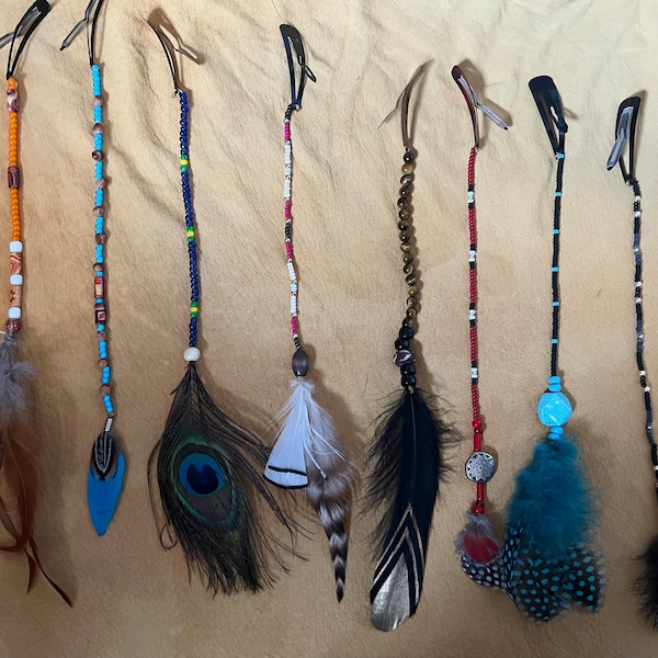 Native American Inspired hair clips