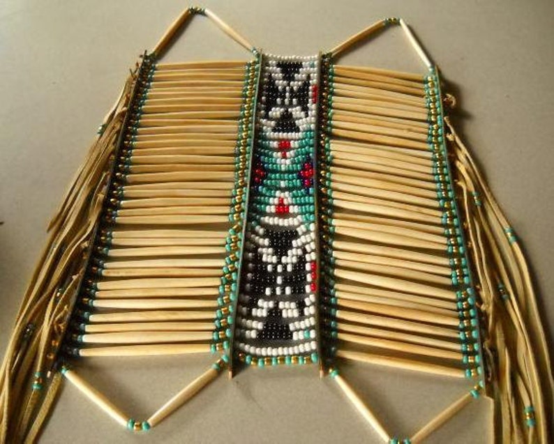 Native American Design Breastplate Shoshone Chief Etsy