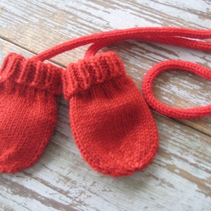 Mittens for Baby or Toddler RED