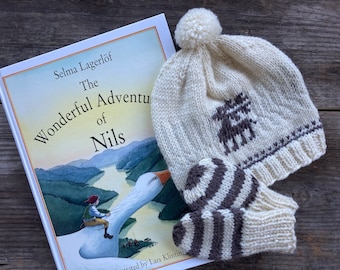 Fair Isle Baby Hat and Mittens. NILS