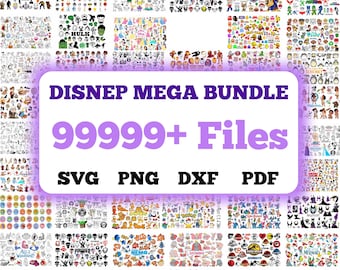 99999+ Special Mega Bundle SVG PNG | Princess, Mickey Mouse, Clipart | Digital Download Sublimation Files | Cartoon Bundle | Mega Bundle