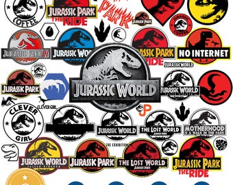 Jurassic Park Svg Png Bundle, Dinosaur Svg Png, Jurassic Park Clipart, Jurassic World Park Dxf Svg Png, Cricut Cut Files,Digital Download