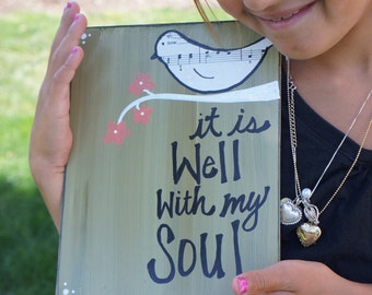 it is well with my soul handmade card