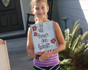 Wood sign