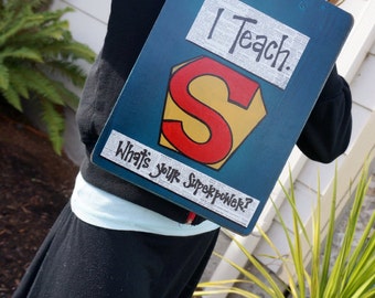 Teacher appreciation clipboard what's your superpower