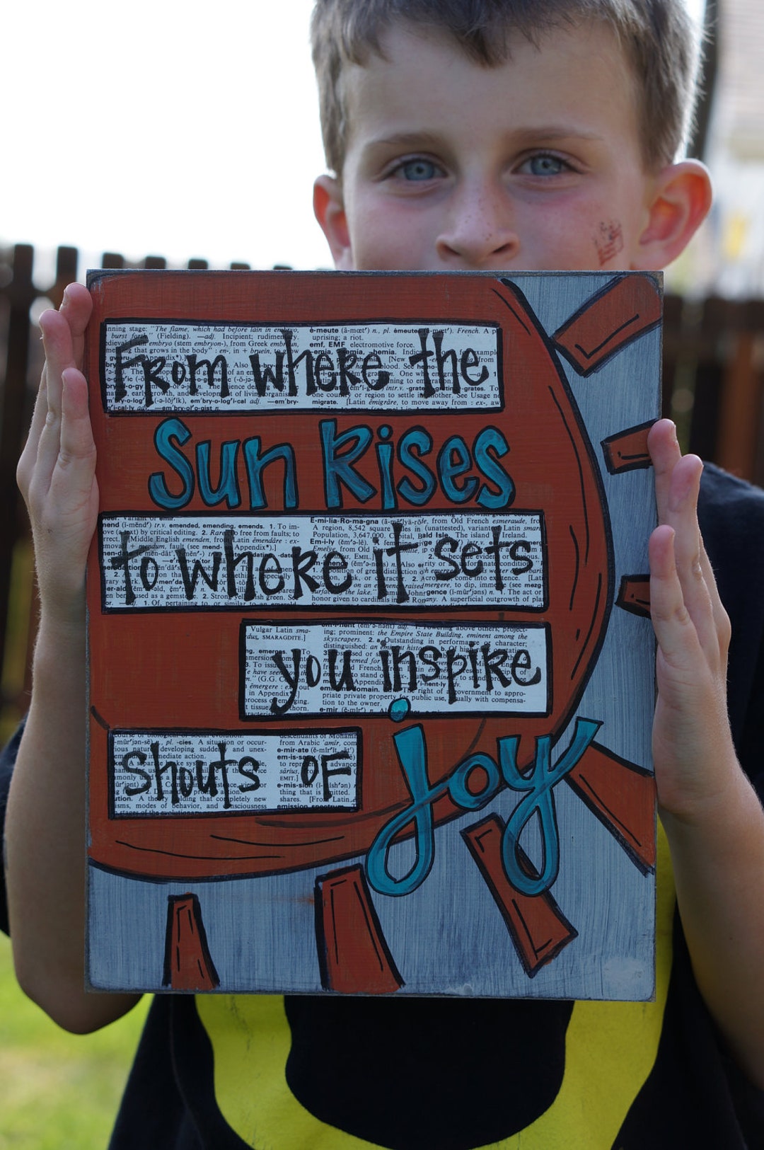 Joy Scripture Handmade Card Gift Etsy