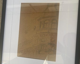 Dibujo de "Edificio de viviendas modernista"