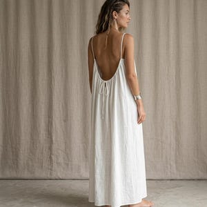 Strapless White Maxi Dress - Etsy