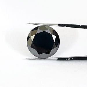 6～8カラット ブラックダイヤモンド ルース カルボナード ブリリアントカット リングやペンダントに最適 素晴らしい輝き AAA認定品質！