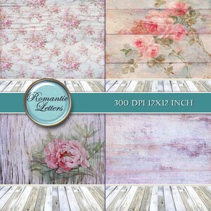 Toile de fond numérique nouveau-né chambre toile de fond photographie numérique arrière-plan photo numérique scrapbooking papier rose shabby chic nouveau-né fille photo accessoire