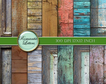 Digital Paper pack Wood background vintage digital scrapbook Paper photo digital backdrop rustic wood texture digital backdrop digital wood