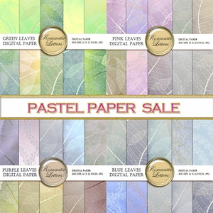 SALDI Carta per scrapbooking digitale mega pack Carta per sfondo digitale pastello Carta per matrimonio shabby chic Carta per sfondo digitale neonato