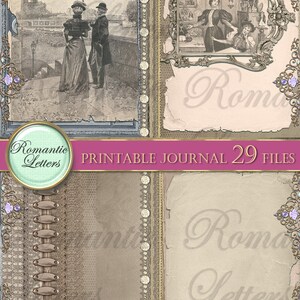 Printable Junk Journal Kit Victorian Digital Scrapbooking Victorian ...