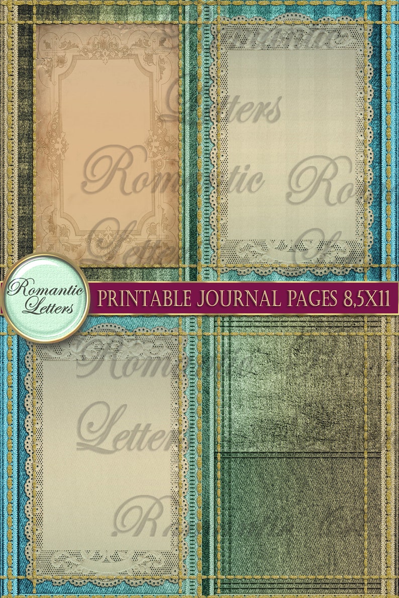 printable-junk-journal-pages-printable-junk-journal-paper-etsy