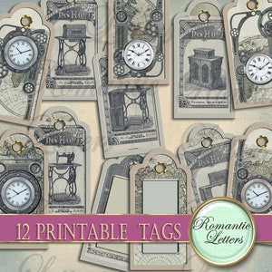Printable Tags for Handmade Items Tags Printable Gift Tags Printable Bookmark Hang Tags ...