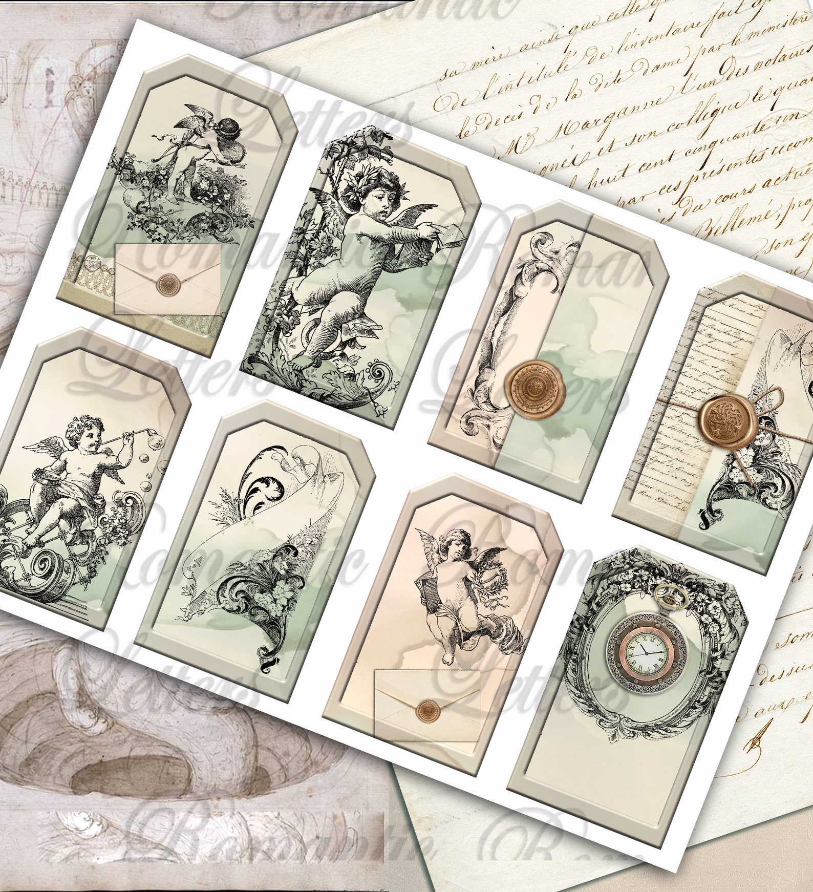 Printable Wedding Tags Printable Gift Tags Printable Bookmark - Etsy