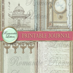 Printable Junk Journal Kit Victorian Digital Printable Journal Craft ...