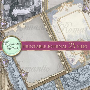 Printable Junk Journal Kit Victorian Digital Scrapbooking Victorian ...