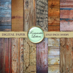 Digital paper Wood texture background wood scrapbook paper rustic wood digital backdrop newborn digital backdrop paper background dark wood