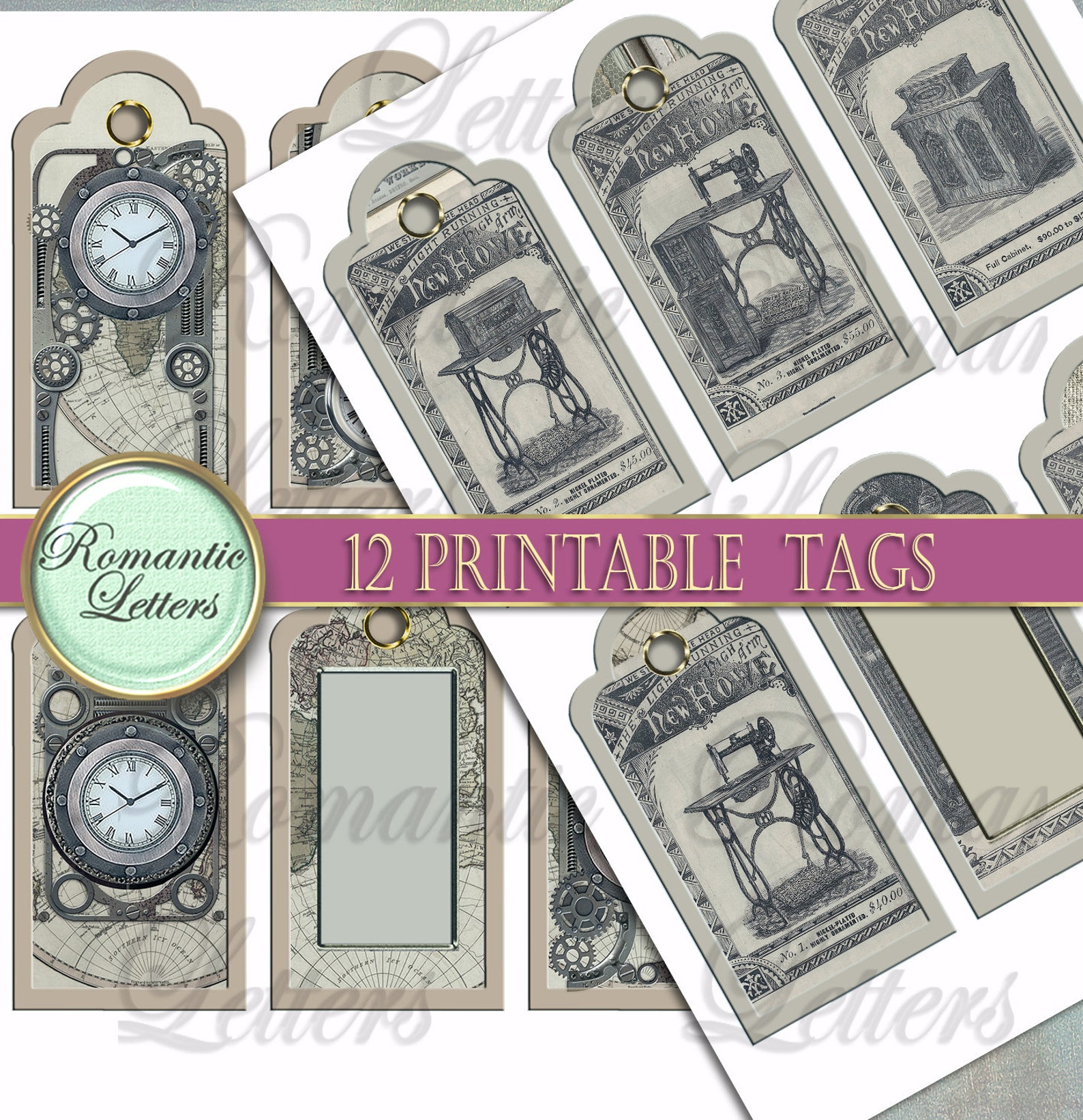 Printable Tags for Handmade Items Tags Printable Gift Tags - Etsy