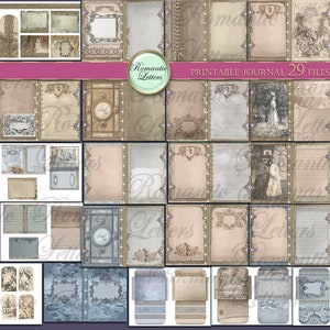 Printable Junk Journal Kit Victorian Digital Scrapbooking Victorian ...