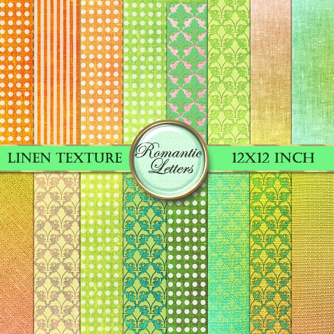 Easter Digital Paper Pack Linen Easter Digital Scrapbook Paper ...