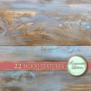 Pastel Wood digital texture Printable scrapbook paper background Photography backdrop shabby chic image 13
