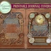 Steampunk Printable Journal Covers Industrial Digital Scrapbooking ...